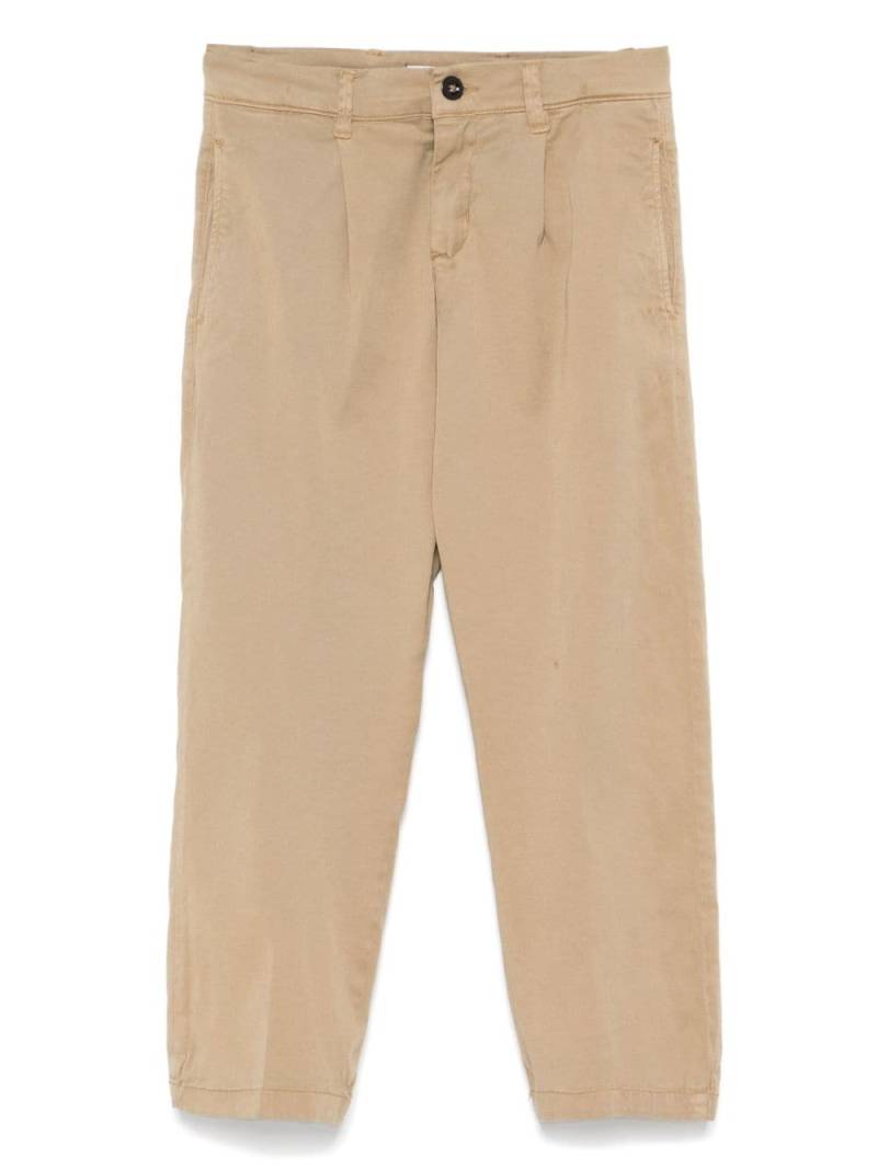 Paolo Pecora Kids straight-leg trousers - Neutrals von Paolo Pecora Kids