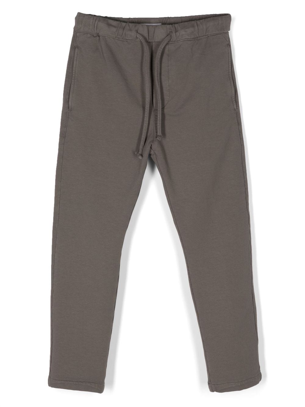 Paolo Pecora Kids stretch-cotton drawstring trousers - Grey von Paolo Pecora Kids