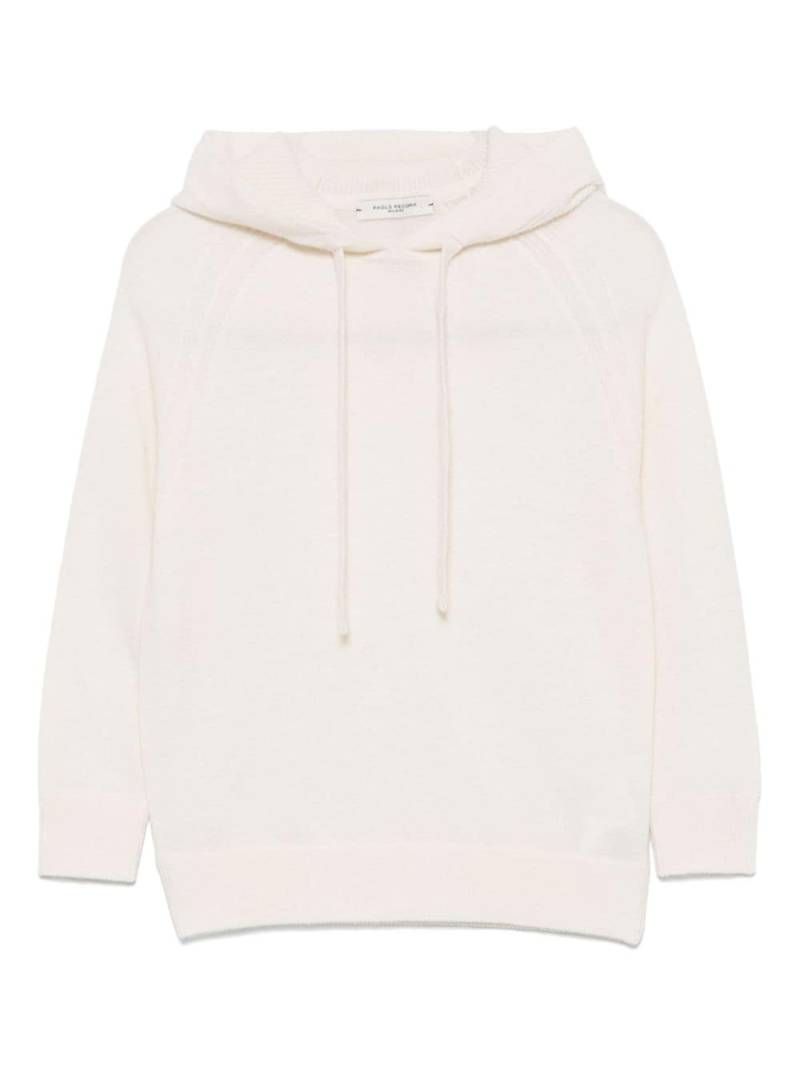 Paolo Pecora Kids wool hoodie - White von Paolo Pecora Kids