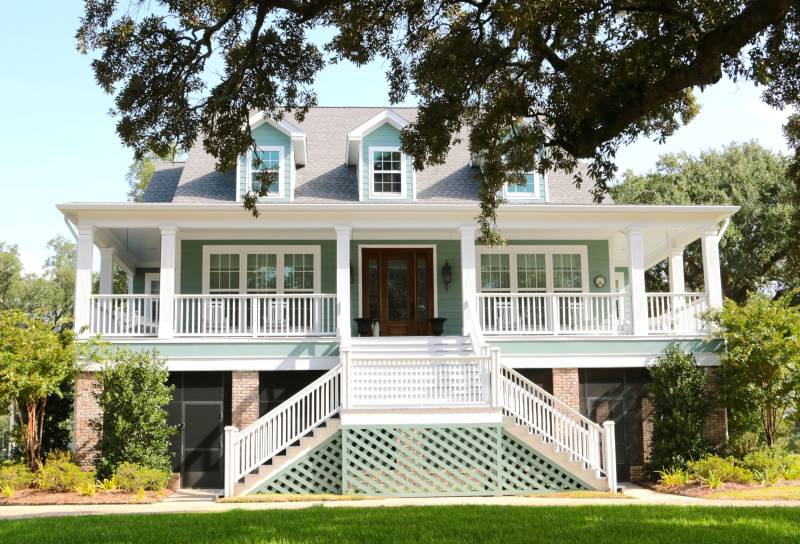 Papermoon Fototapete »ARCHITEKTUR-STRAND FRONTHAUS BILOXI GOLF VON MEXIKO« von Papermoon