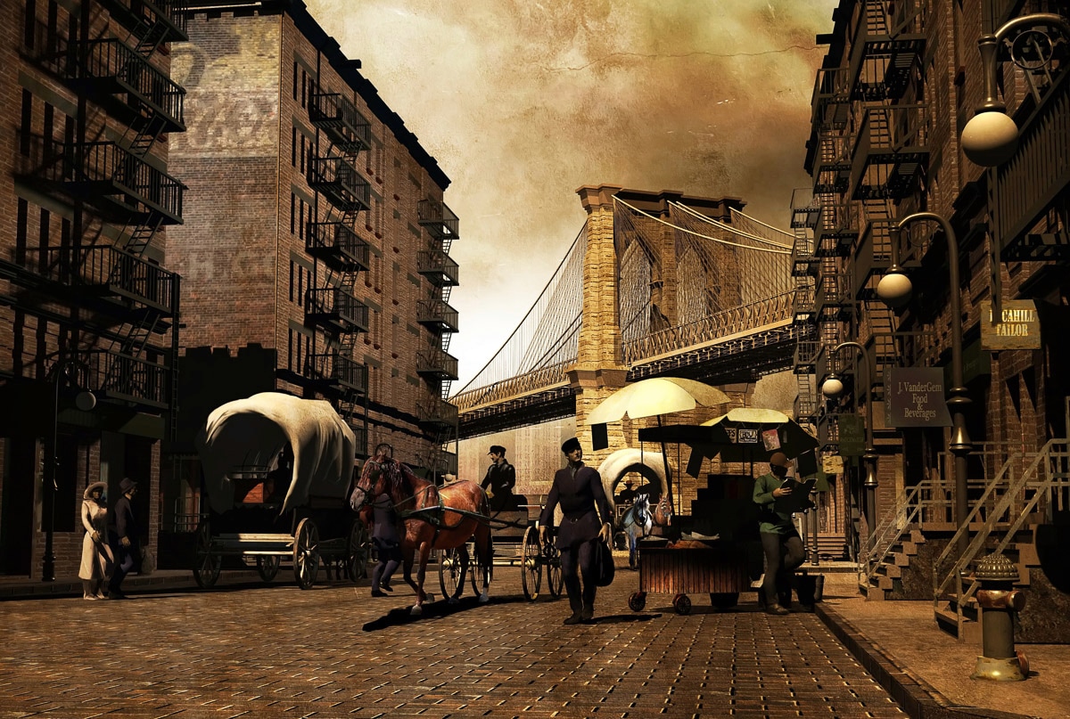 Papermoon Fototapete »Altes New York« Papermoon Fototapete »Altes New York« von Papermoon