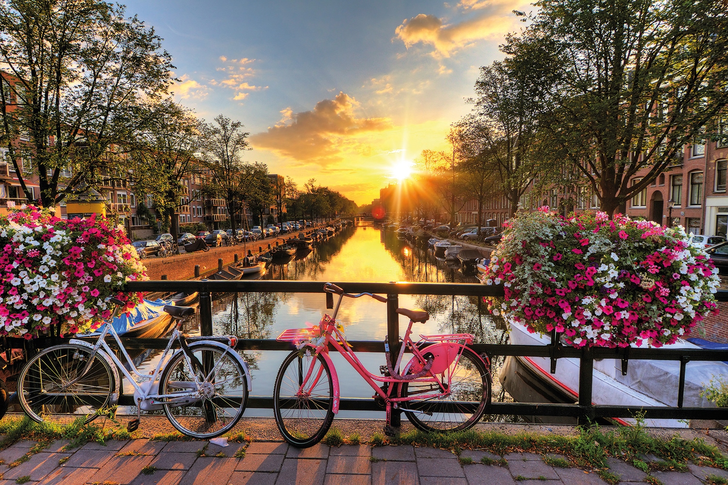 Papermoon Fototapete »Amsterdam Sunrise« Papermoon Fototapete »Amsterdam Sunrise« von Papermoon