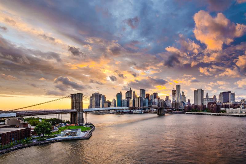 Papermoon Fototapete »Brooklyn Bridge« von Papermoon