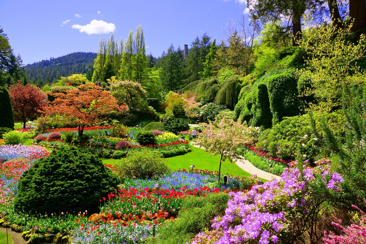 Papermoon Fototapete »Butchart Gardens« von Papermoon