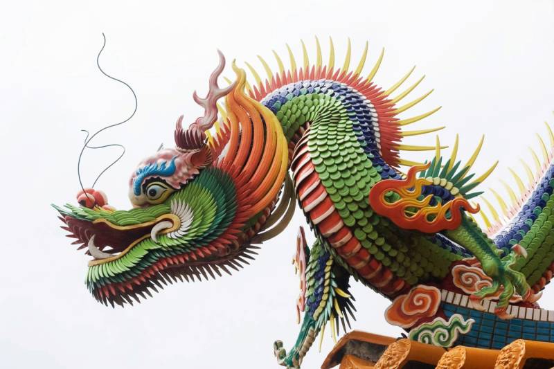 Papermoon Fototapete »Chinesischer Drache« von Papermoon