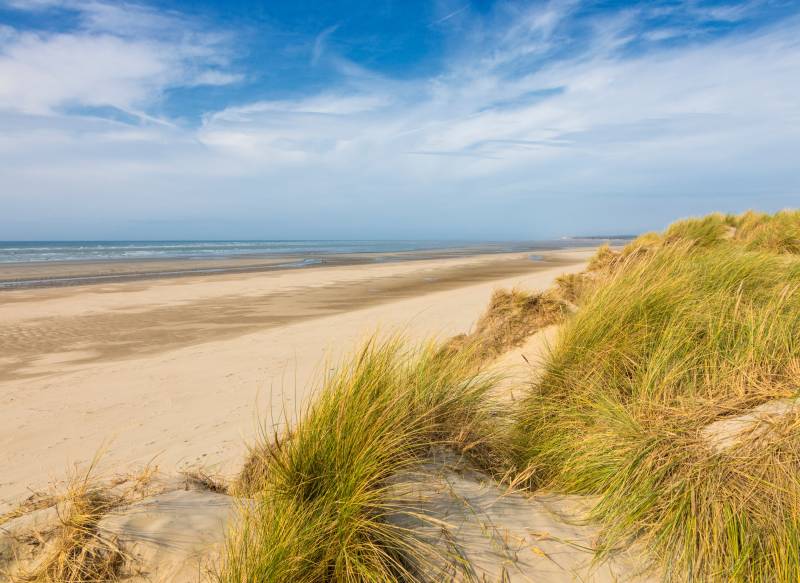 Papermoon Fototapete »Dunes Touquet-Paris Beach« von Papermoon