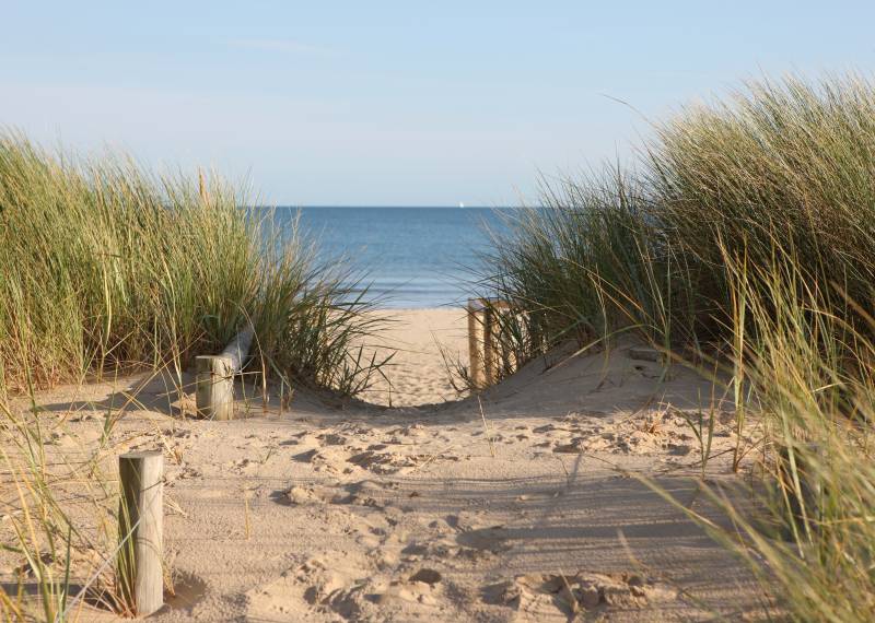 Papermoon Fototapete »Dunes in Dorset« von Papermoon