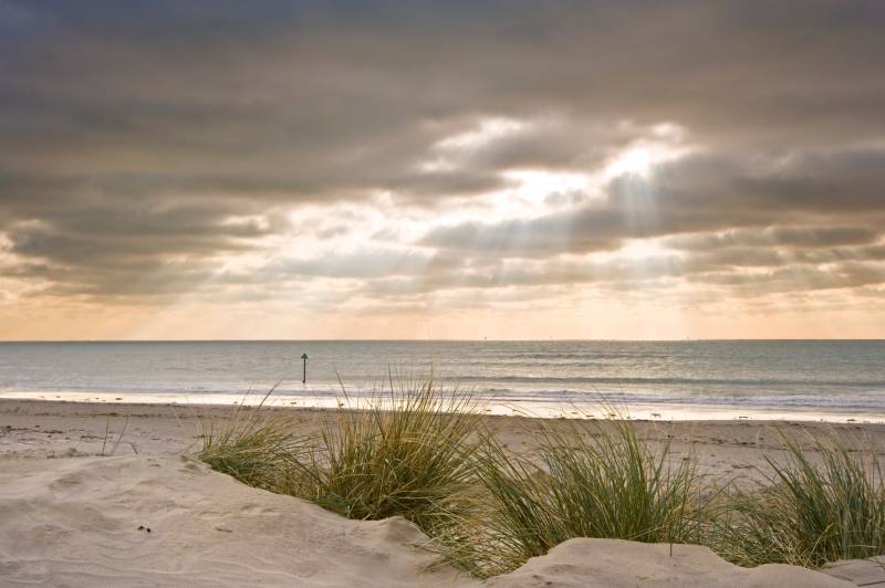 Papermoon Fototapete »Dunes in Winter« von Papermoon