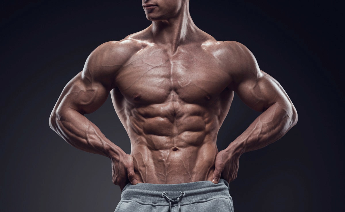 Papermoon Fototapete »Fitness Mann« von Papermoon