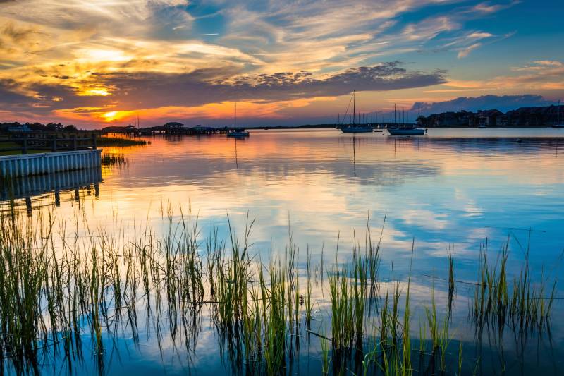 Papermoon Fototapete »Folly Beach South Carolina« von Papermoon