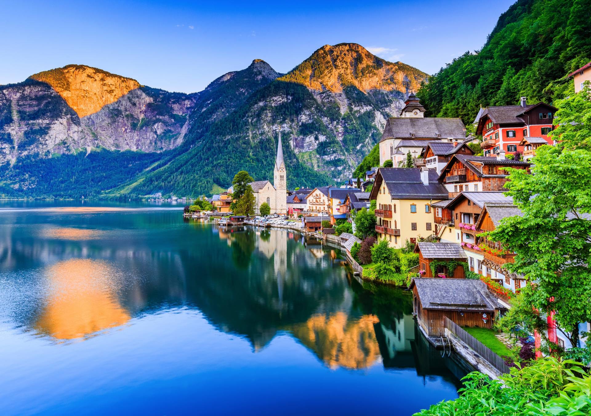 Papermoon Fototapete »Hallstatt Austria« Papermoon Fototapete »Hallstatt Austria« von Papermoon