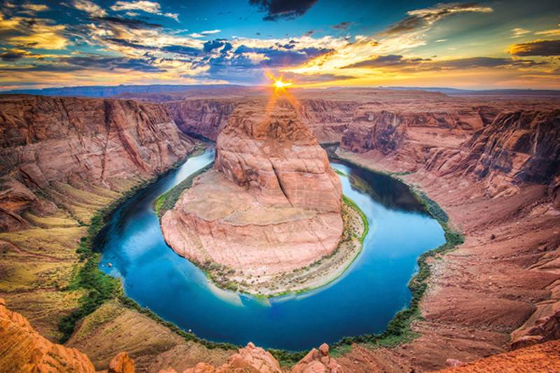 Papermoon Fototapete »Horseshoe Bend« von Papermoon