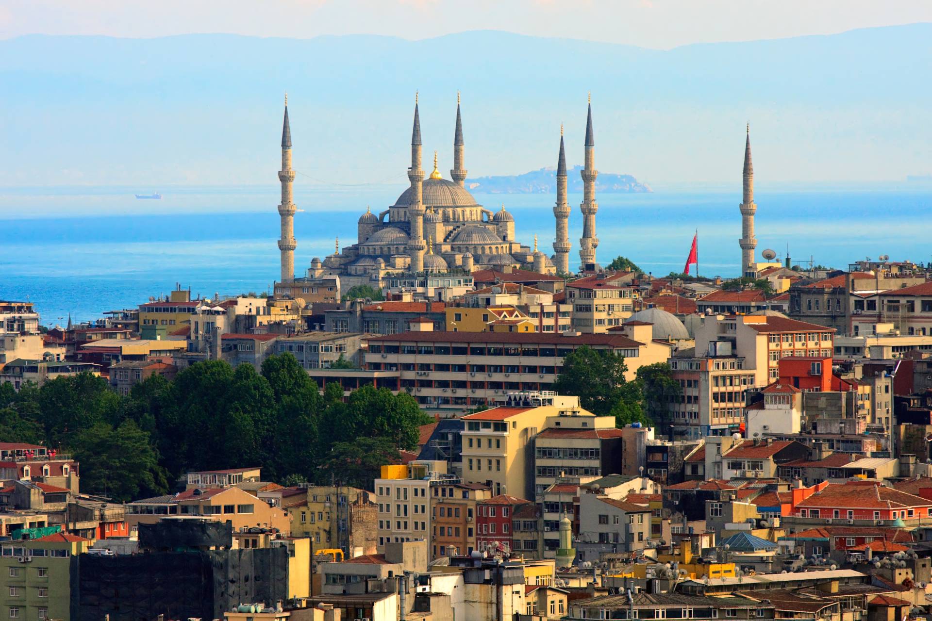 Papermoon Fototapete »Istanbul Skyline« von Papermoon