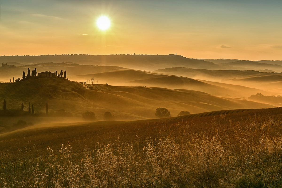 Papermoon Fototapete »Landschaft Italien« von Papermoon