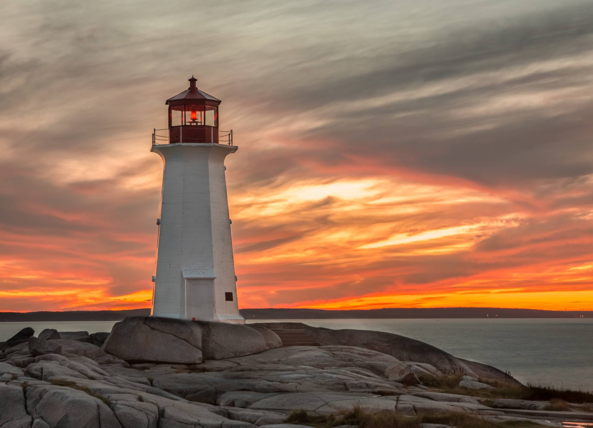Papermoon Fototapete »Lighthouse Peggy Cove Sunset« Papermoon Fototapete »Lighthouse Peggy Cove Sunset« von Papermoon