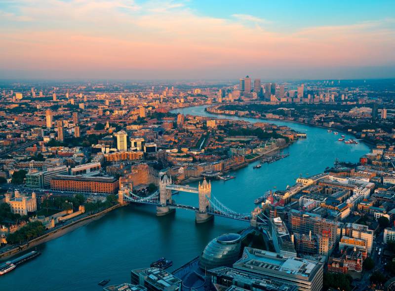 Papermoon Fototapete »London Skyline« von Papermoon