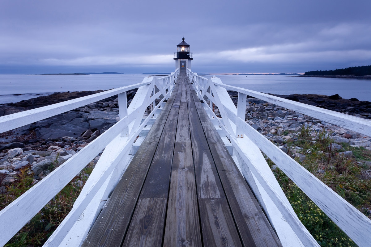 Papermoon Fototapete »Marshall Point Leuchtturm« von Papermoon