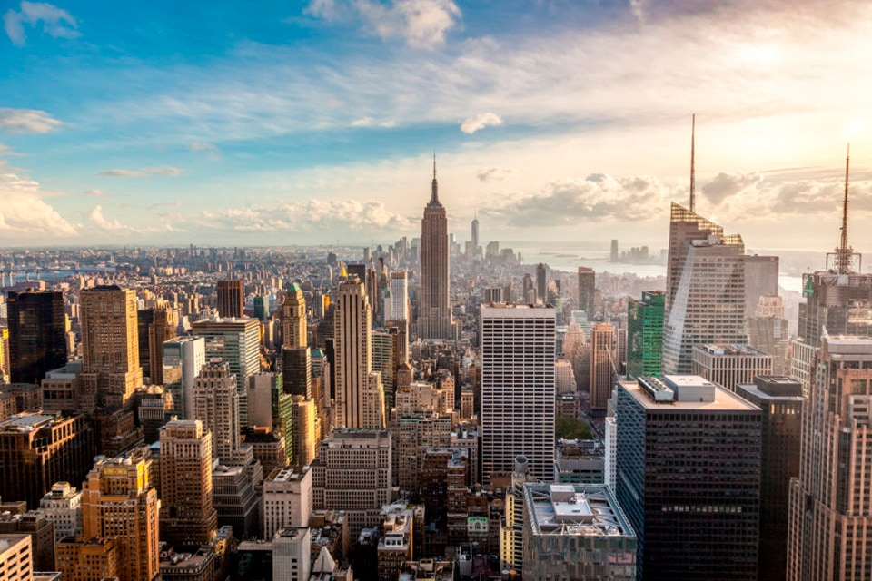 Papermoon Fototapete »New York City Skyline« von Papermoon