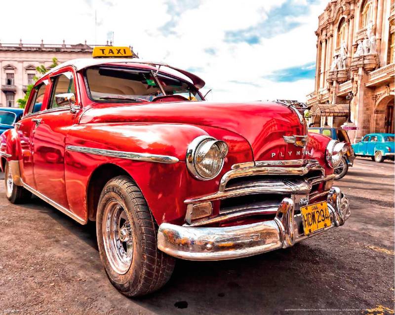 Papermoon Fototapete »Old Cuba Car« von Papermoon