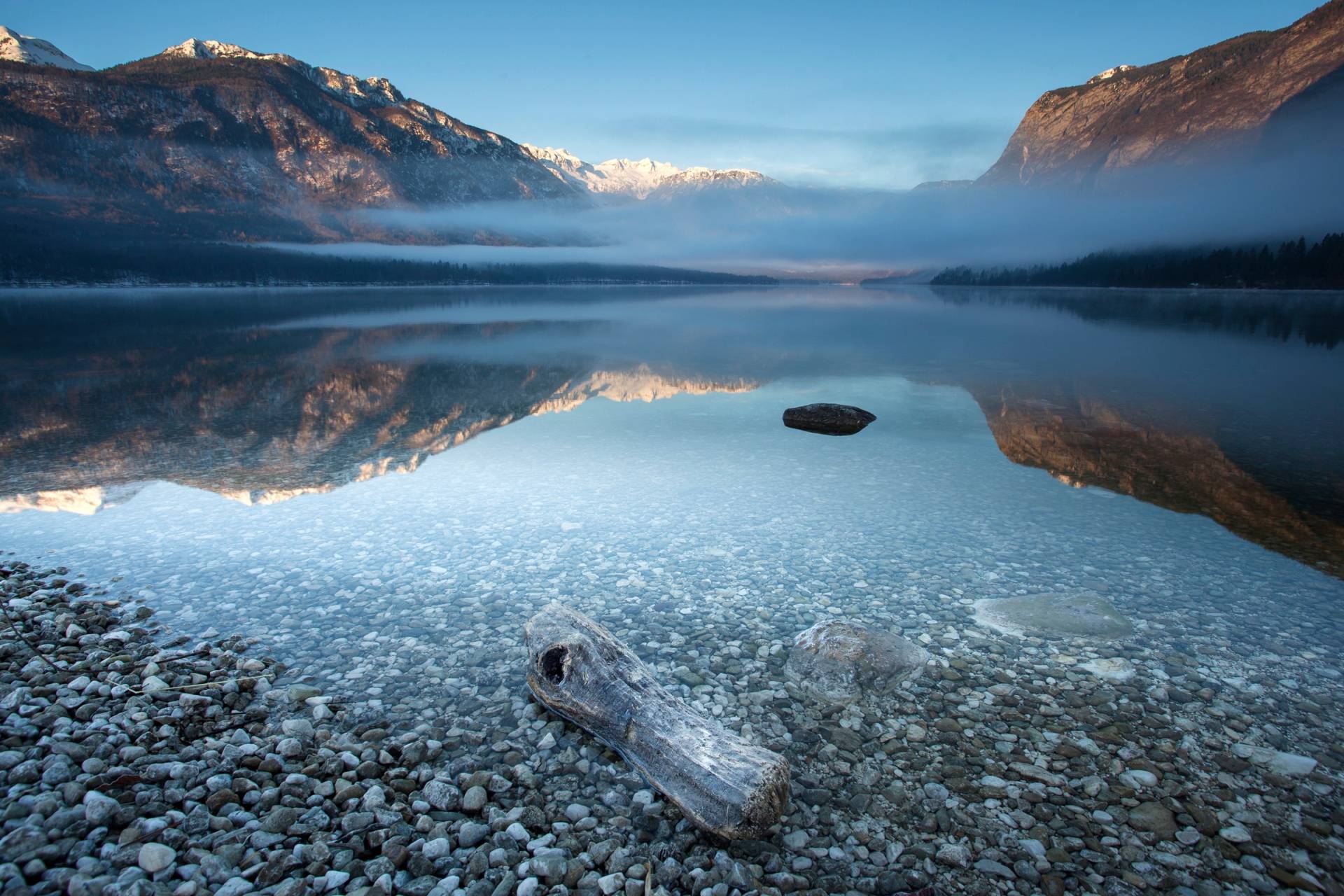 Papermoon Fototapete »Photo-Art BOR, BOHINJS RUHIGKEIT« von Papermoon