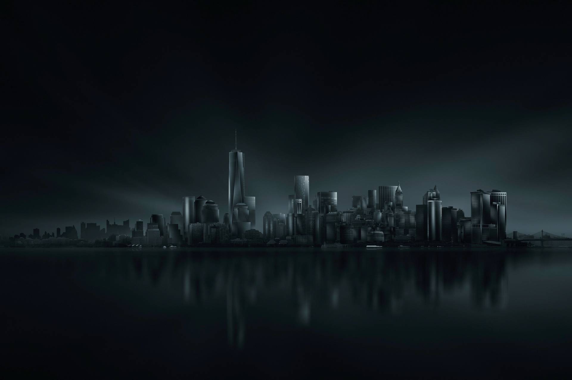 Papermoon Fototapete »Photo-Art MIGUEL ANGEL MARTIN, NEW YORK SKYLINE« von Papermoon