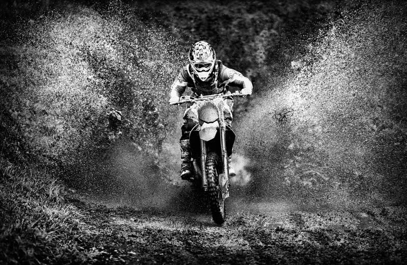 Papermoon Fototapete »Photo-Art PAUL GOMEZ, MOTORCROSS« von Papermoon