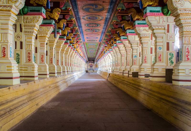 Papermoon Fototapete »Ramanathaswamy Tempel« von Papermoon