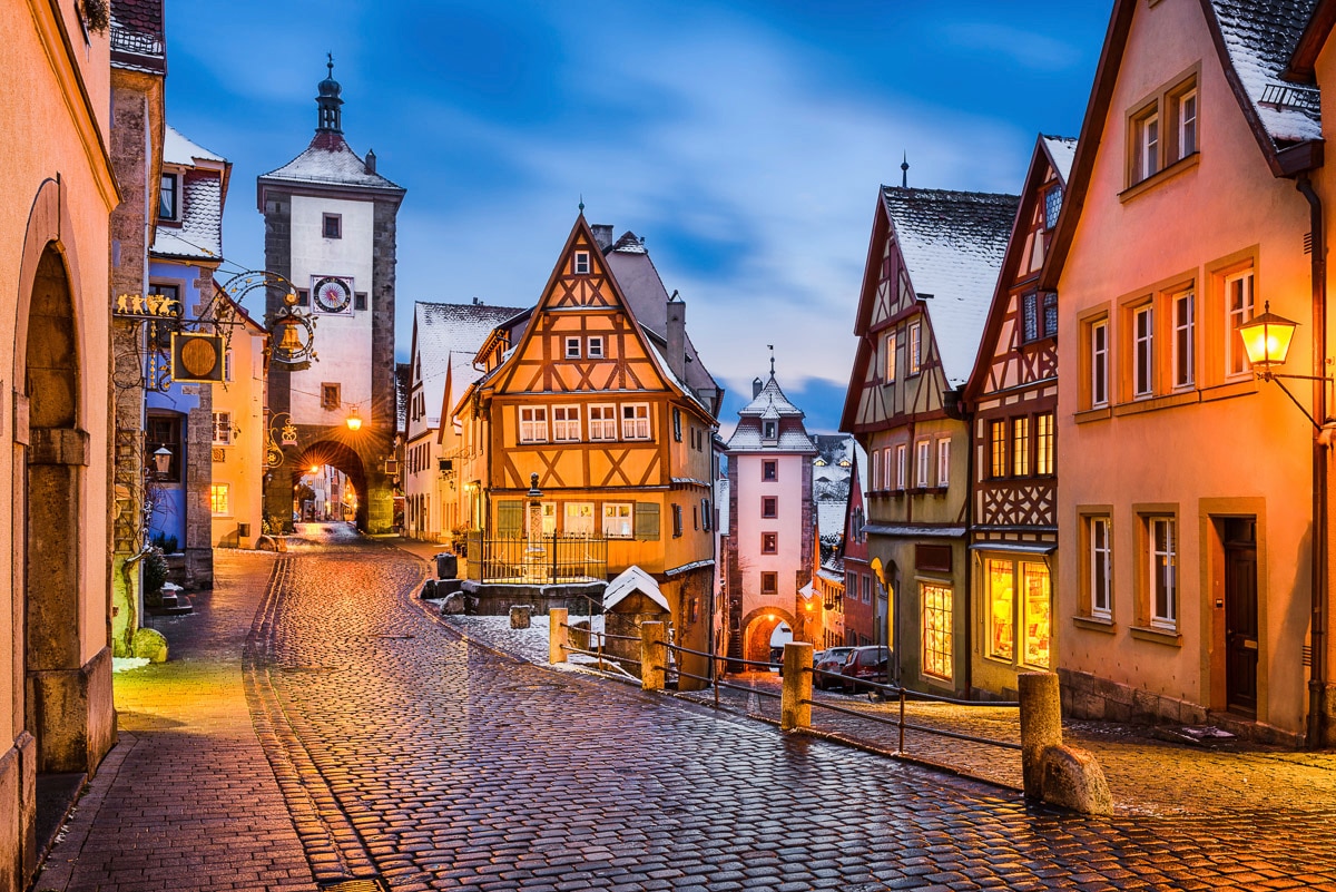 Papermoon Fototapete »Rothenburg ob der Tauber« von Papermoon