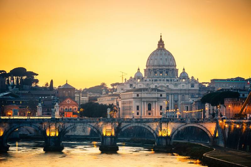 Papermoon Fototapete »St. Peters Cathedral in Rome« von Papermoon