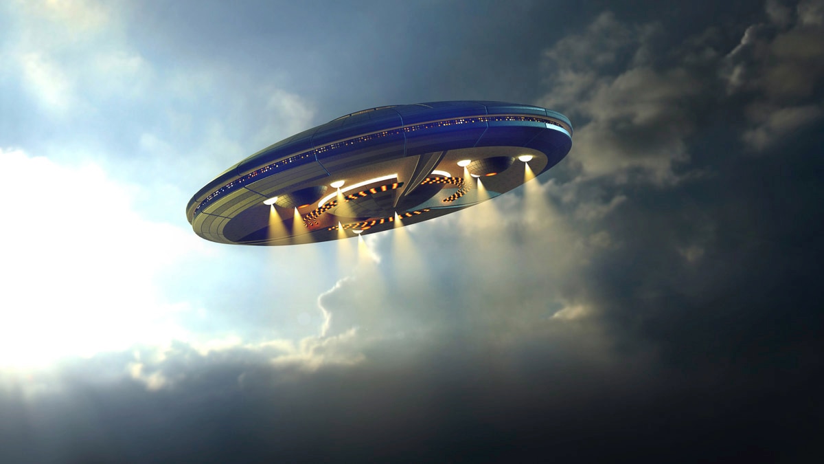 Papermoon Fototapete »UFO« von Papermoon