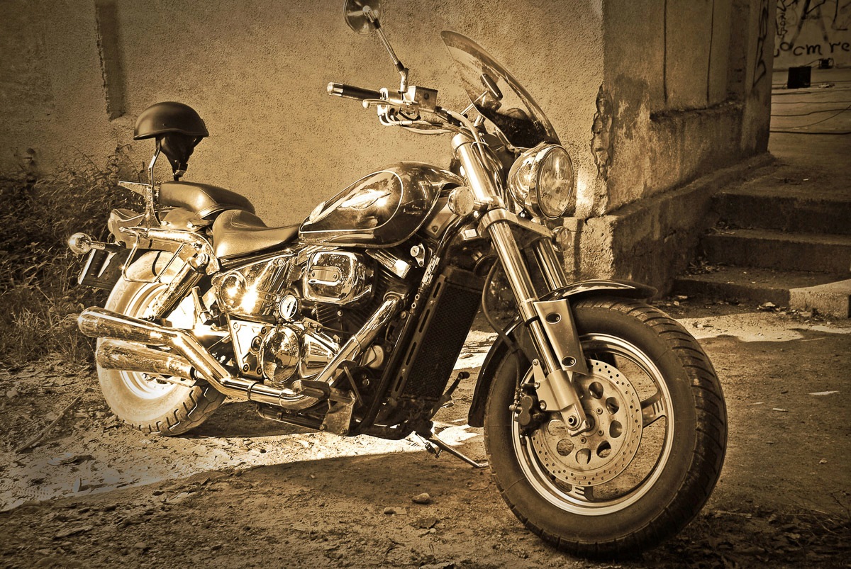 Papermoon Fototapete »Vintage Motorrad.« Papermoon Fototapete »Vintage Motorrad.« von Papermoon