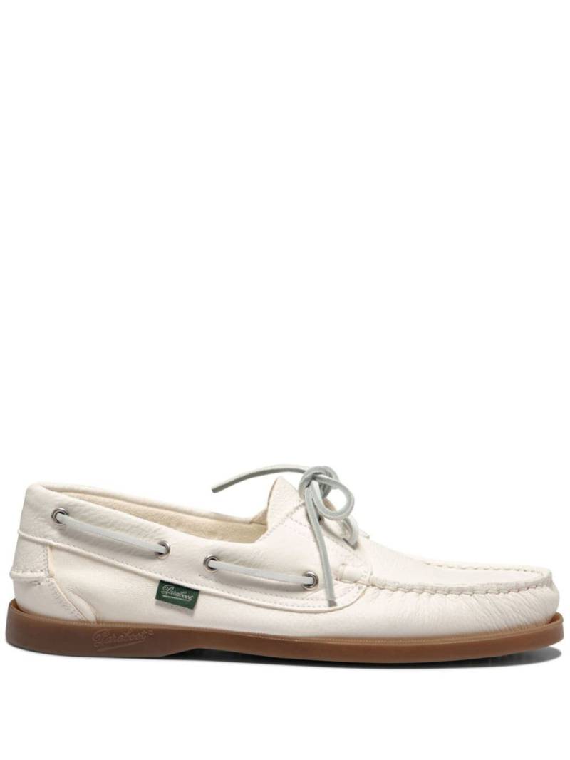 Paraboot Barth leather boat shoes - White von Paraboot