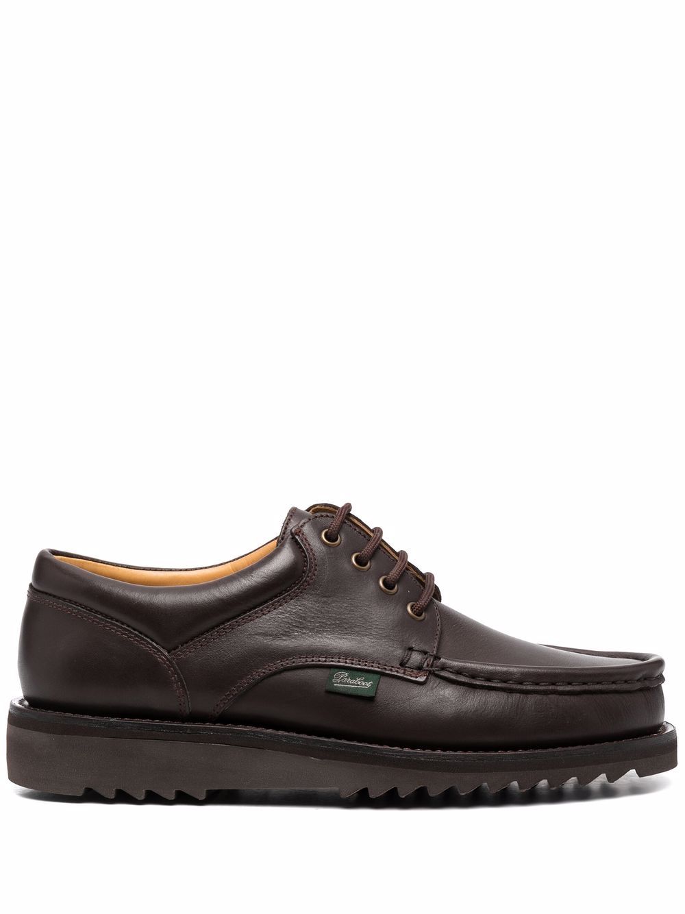 Paraboot lace-up detail boat shoes - Brown von Paraboot