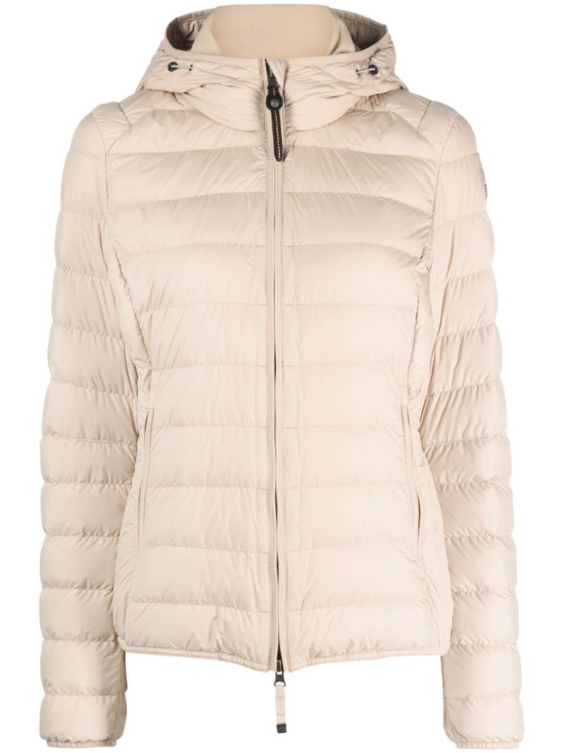 Parajumpers Geena hooded quilted jacket - Neutrals von Parajumpers