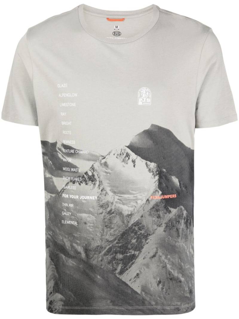 Parajumpers Limestone photograph-print cotton T-shirt - Green von Parajumpers