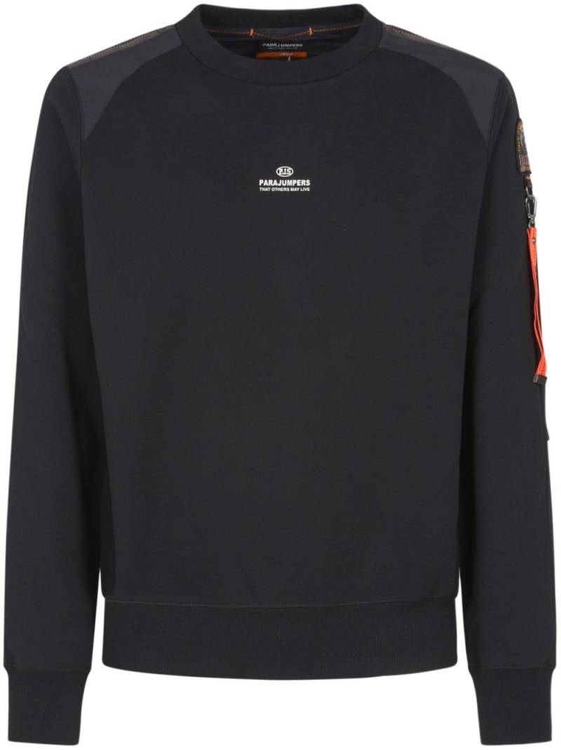 Parajumpers Sabre Basic sweatshirt - Black von Parajumpers