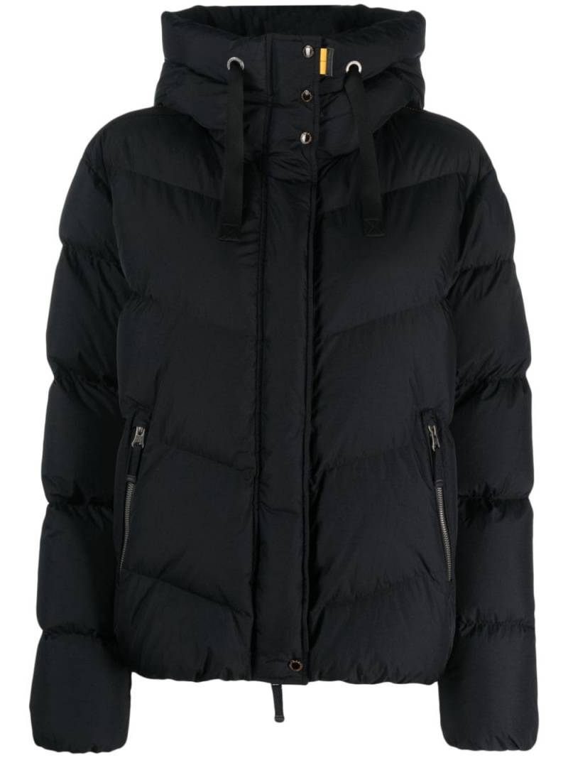 Parajumpers Verna hooded padded jacket - Black von Parajumpers