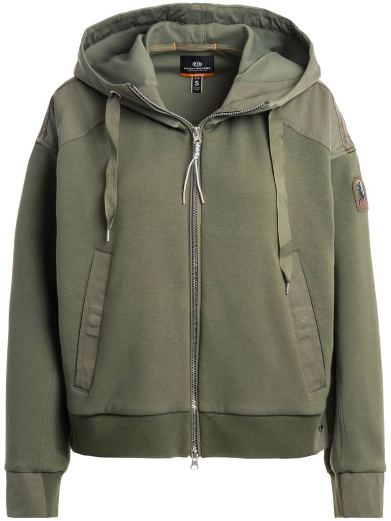 Parajumpers logo-appliqué hoodie - Green von Parajumpers