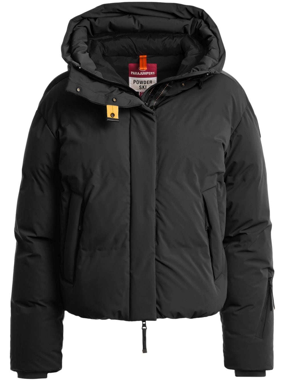 Parajumpers logo-patch puffer jacket - Black von Parajumpers