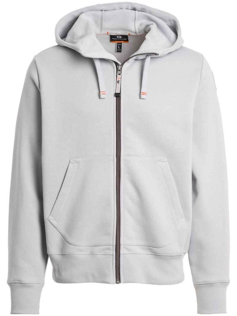 Parajumpers zip-up jersey hoodie - Grey von Parajumpers