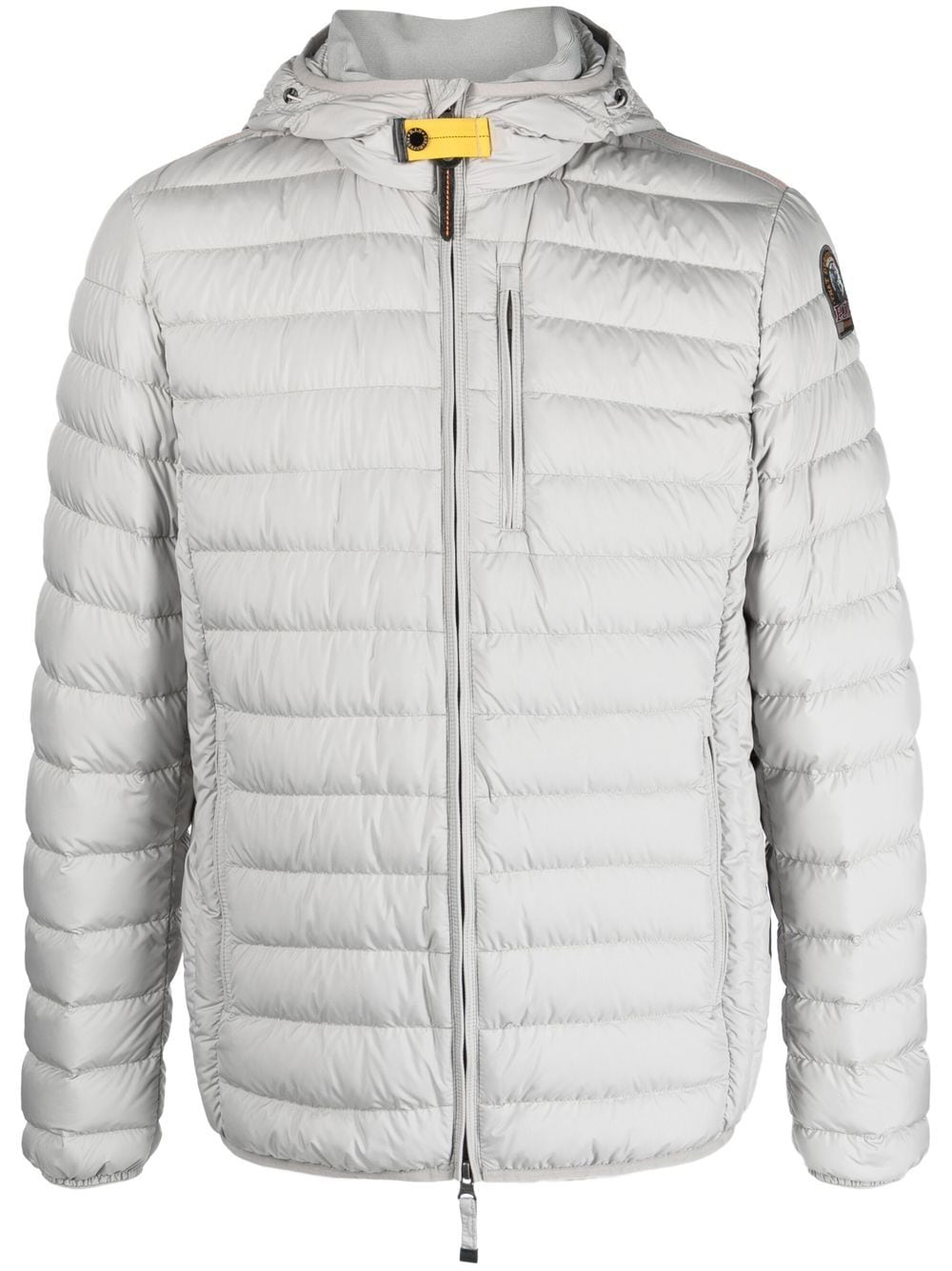 Parajumpers zip-up quilted down jacket - Grey von Parajumpers