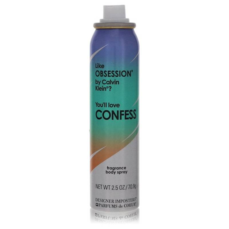 Parfums De Coeur Designer Imposters Confess Deodorant Body Spray (Tester) 73 ml von Parfums De Coeur