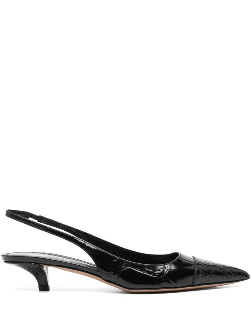 Paris Texas 35mm Miranda slingback pumps - Black von Paris Texas