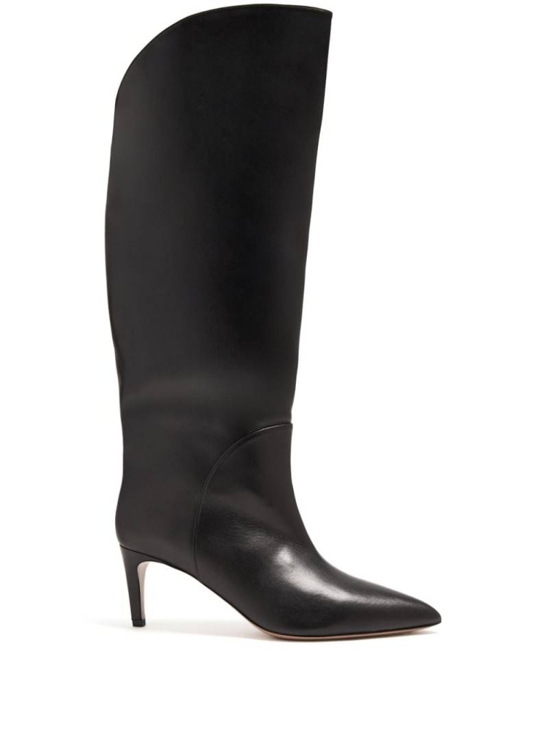 Paris Texas 60mm Gaia leather boots - Black von Paris Texas