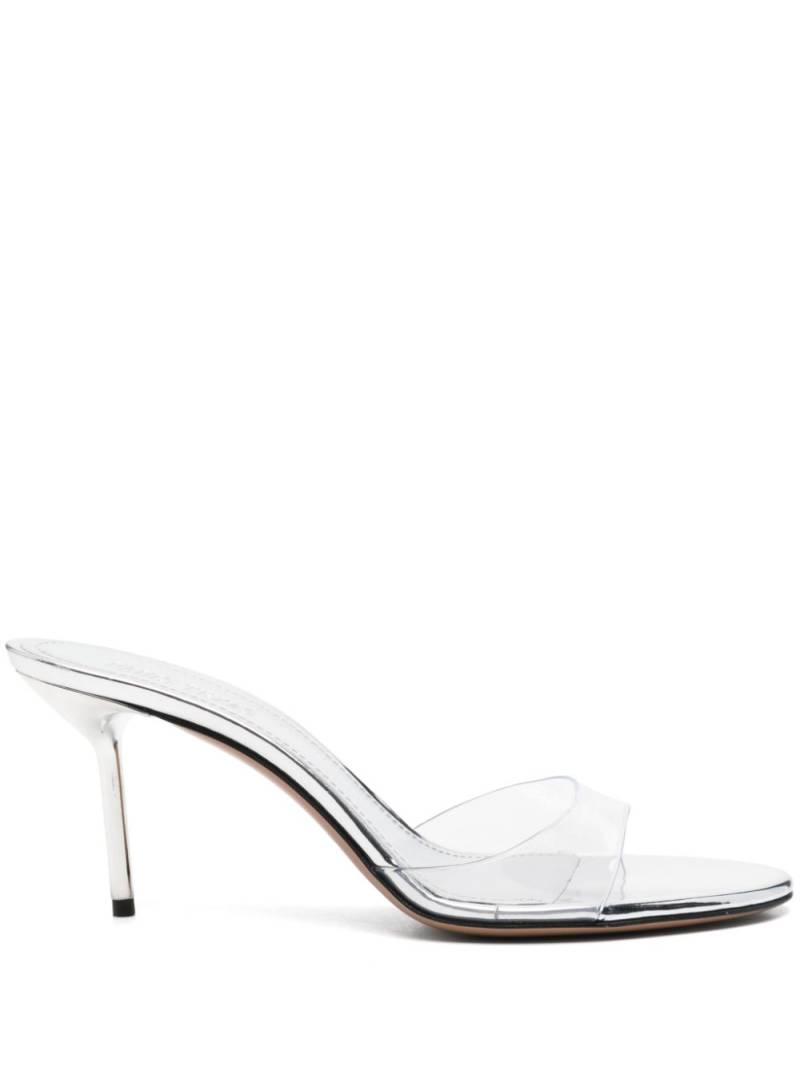 Paris Texas 70mm Lidia mules - Silver von Paris Texas