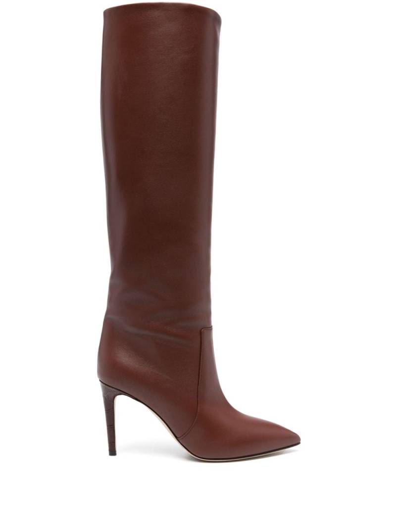 Paris Texas 85mm Stiletto boot - Brown von Paris Texas