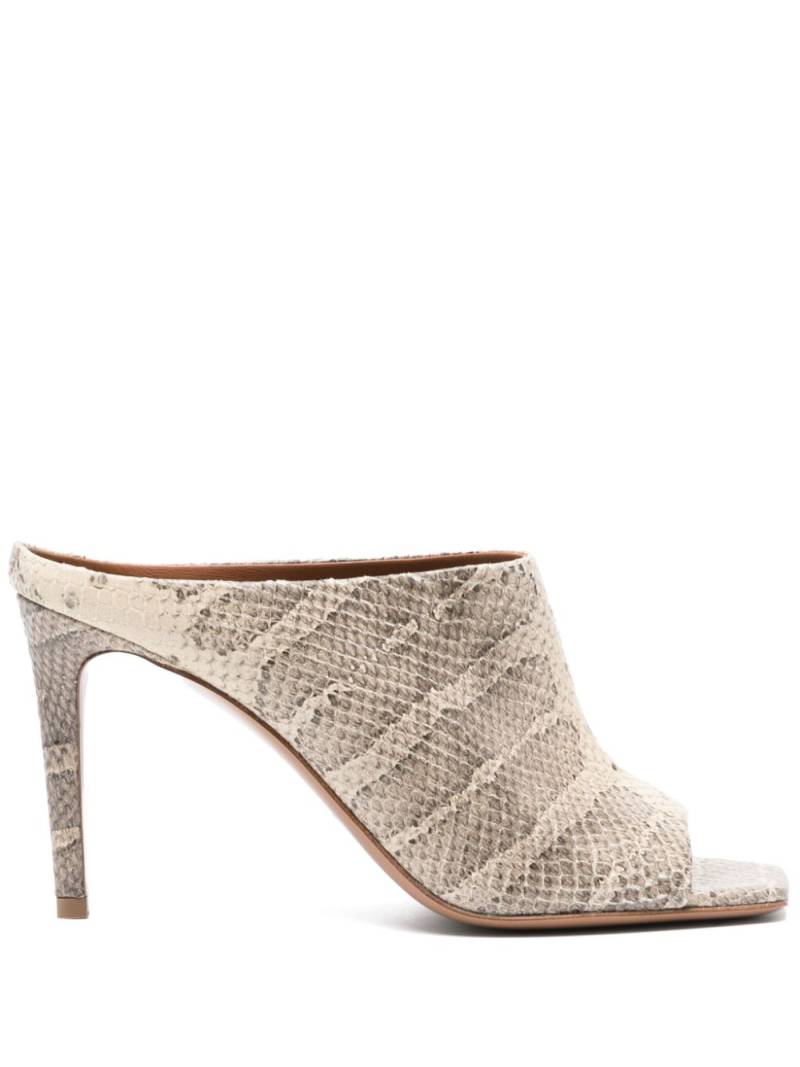 Paris Texas 85mm Stiletto mules - Neutrals von Paris Texas