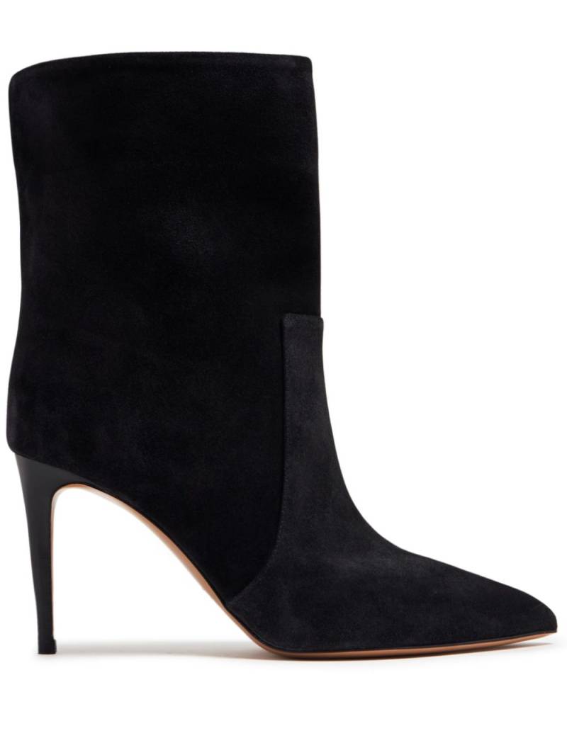 Paris Texas 85mm pointed-toe suede boots - Black von Paris Texas