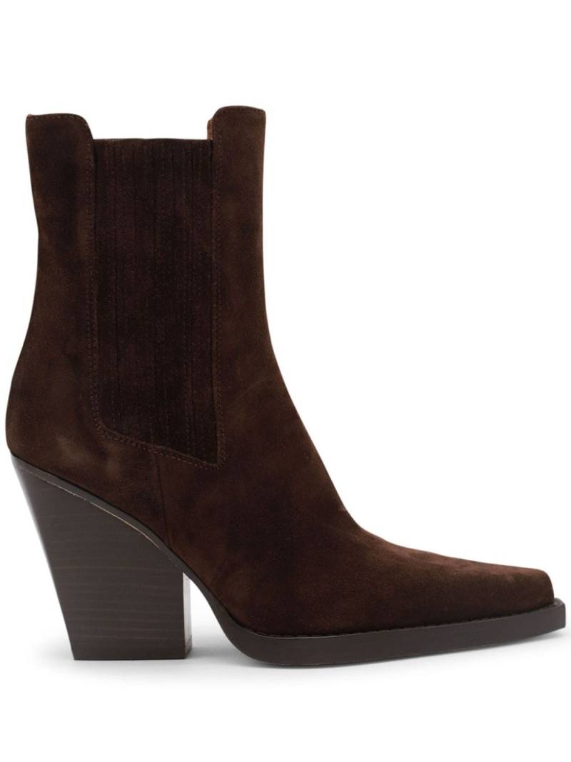 Paris Texas 90mm Dallas boots - Brown von Paris Texas