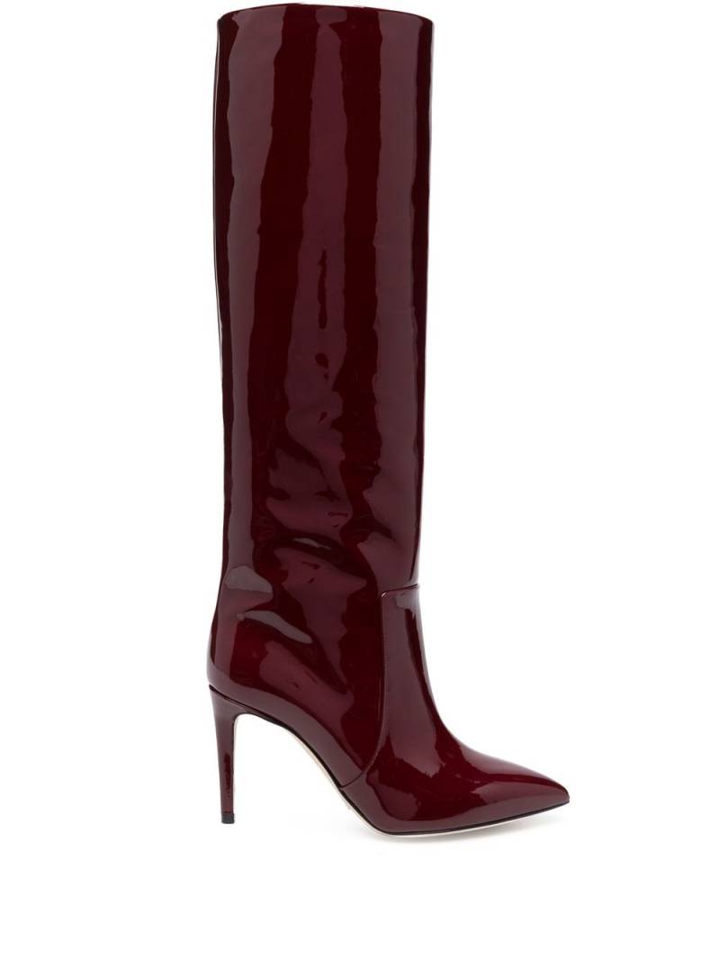 Paris Texas 95mm patent-leather boots - Red von Paris Texas